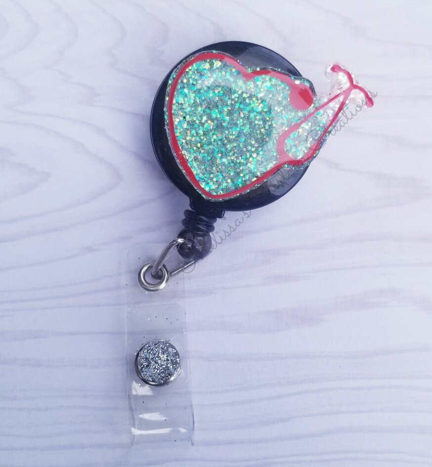 Stethoscope Retractable Badge Reel (READY TO SHIP)
