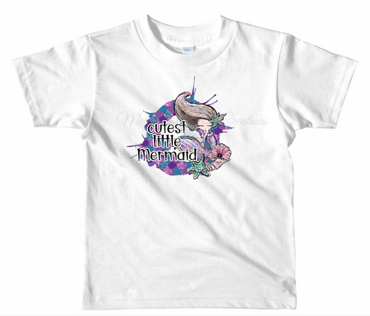 'Cutest Little Mermaid" T-Shirt