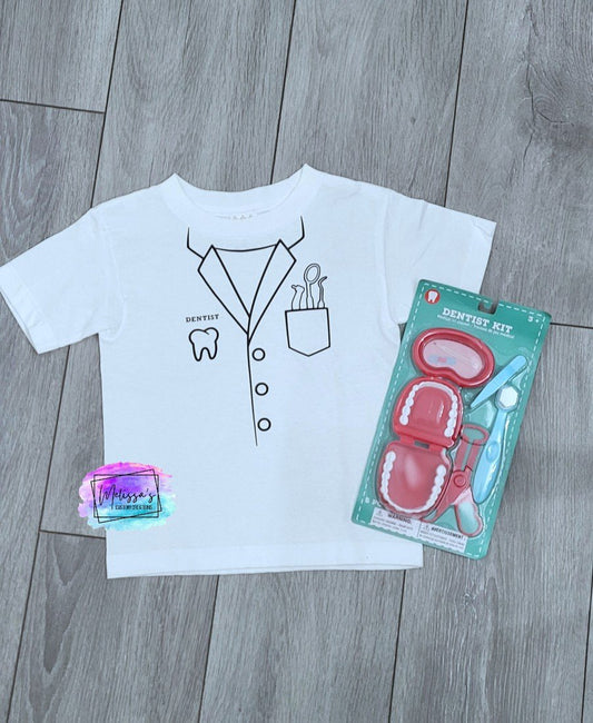 Dentist T-Shirt/5pc Playset (READY TO SHIP)