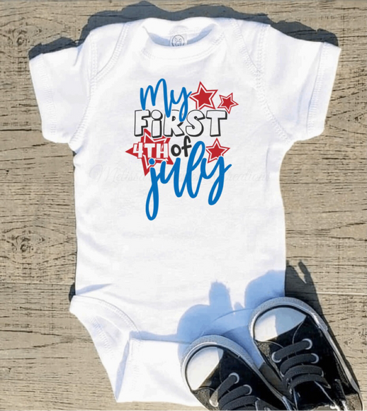 "My First 4th of July" Bodysuit