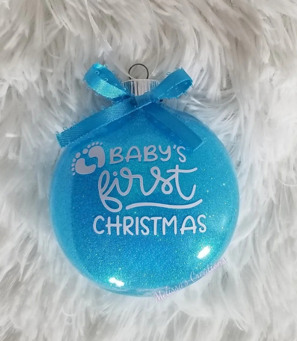 "Baby's First Christmas" Ornament (READY TO SHIP)