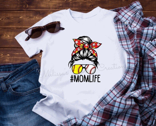 Baseball/Softball MOMLIFE T-Shirt