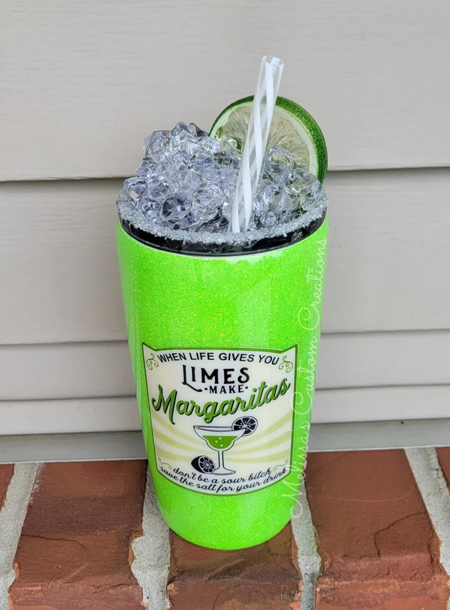 20oz Margarita Tumbler with Ice Topper