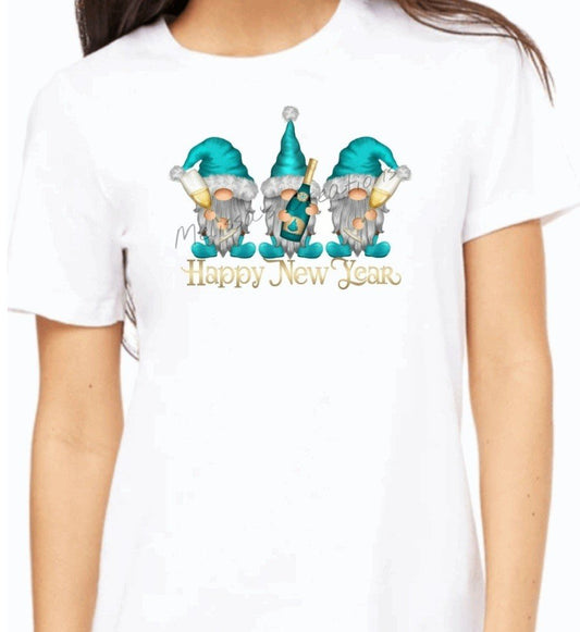 Happy New Year Gnomes T-Shirt