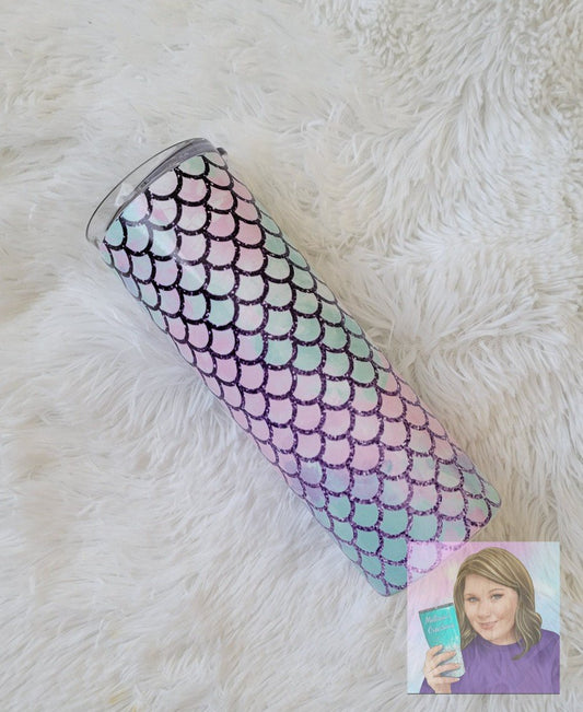 Mermaid Scales Tumbler