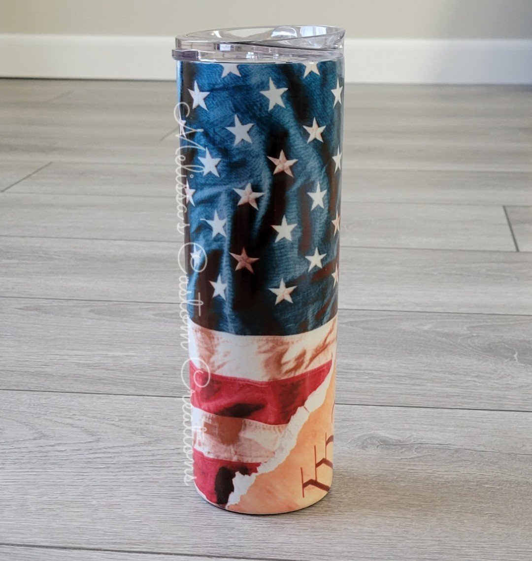 We The People/American Flag Tumbler