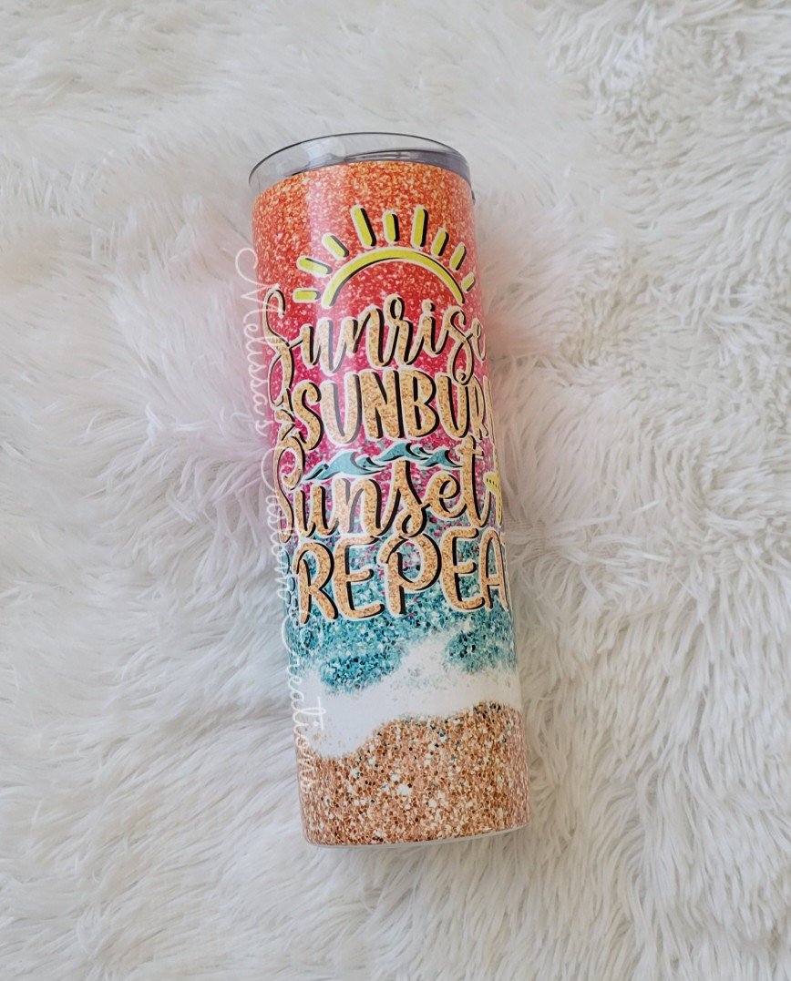 Sunrise, Sunburn, Sunset, Repeat Tumbler
