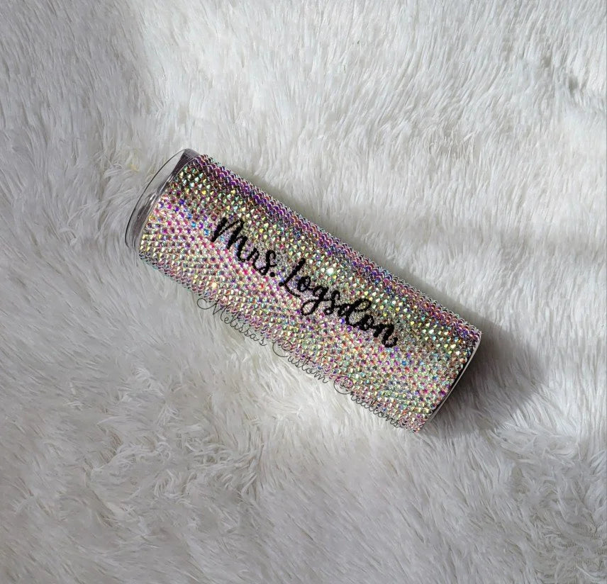 20oz Skinny Rhinestone Tumbler