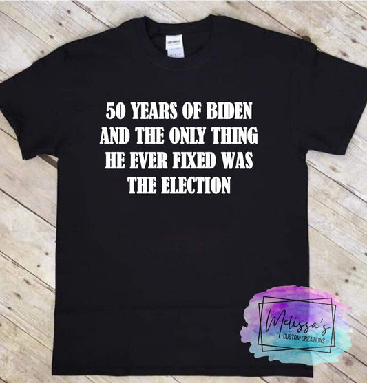 50 Years of Biden T-Shirt