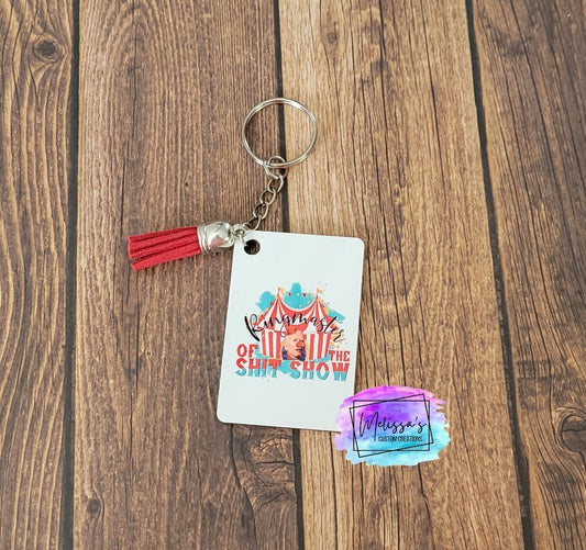Ringmaster of the Shit Show Keychain
