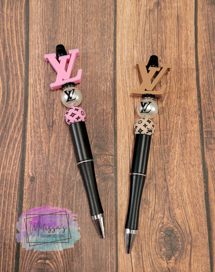 Designer (LV) Beaded Pen (READY TO SHIP)