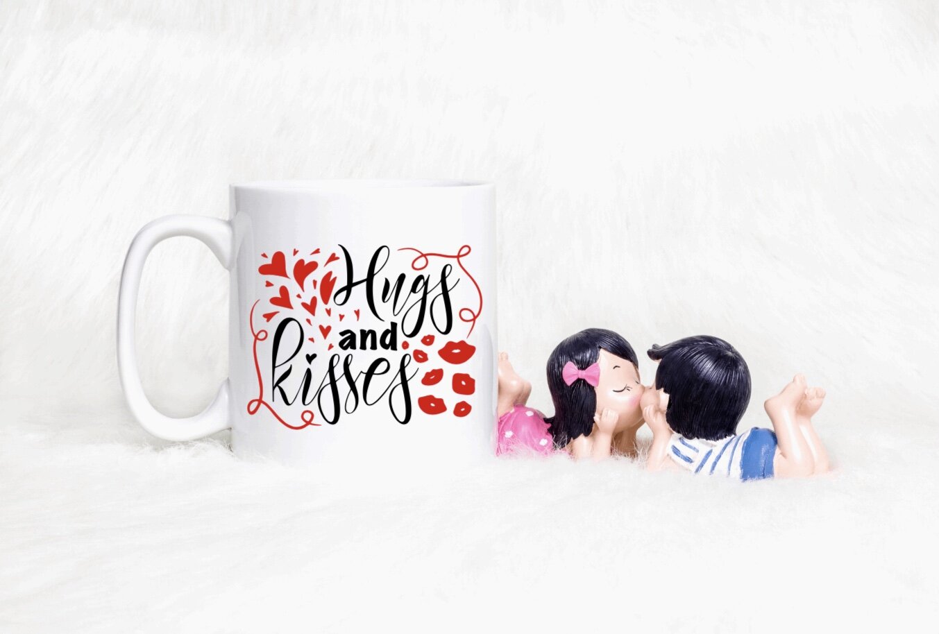 Hugs &amp; Kisses Mug