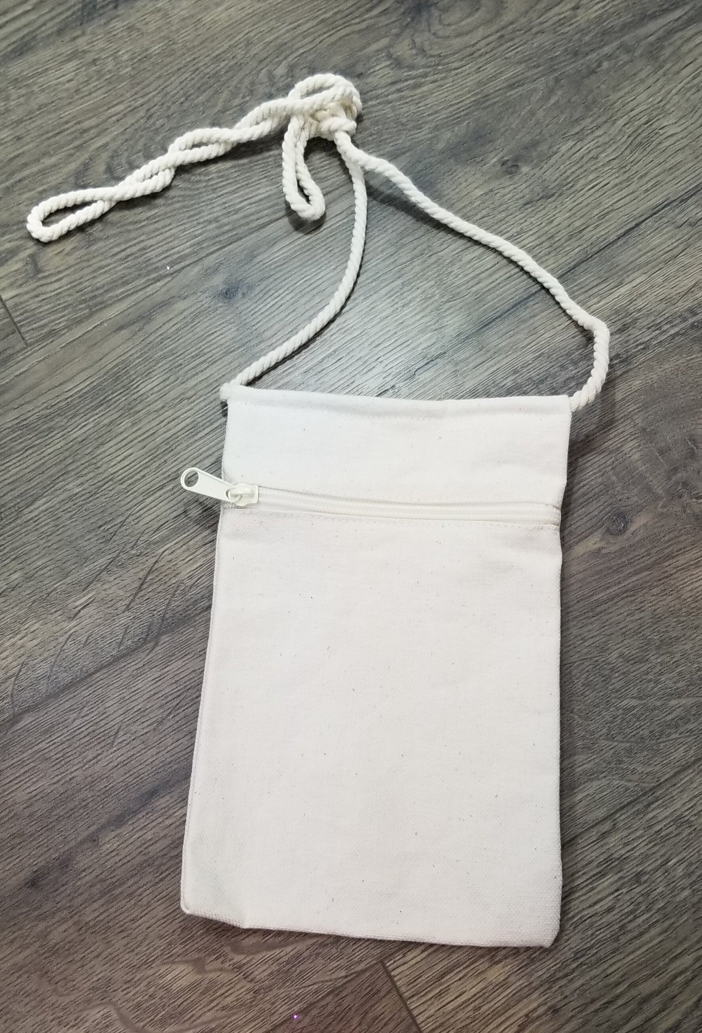 "PERSONALIZE ME" Canvas Purse-on-a-String