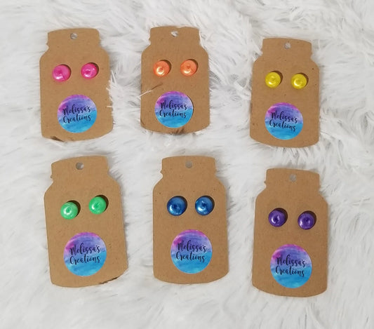 Dot Stud Earrings (READY TO SHIP)