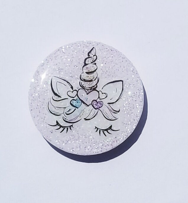 Glitter Unicorn Phone Grip (READY TO SHIP)