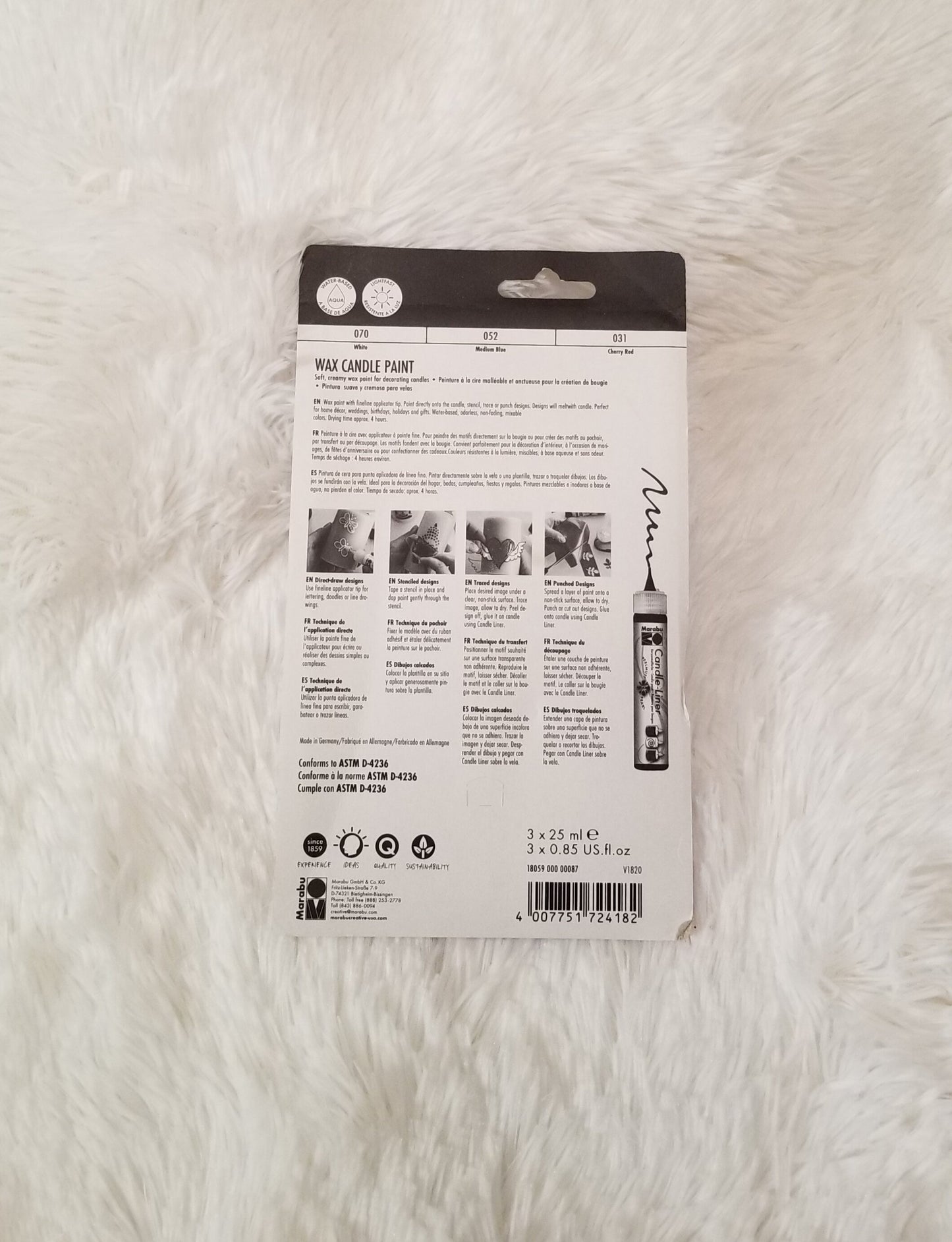 Marabu Candle Liner Wax Candle Paint