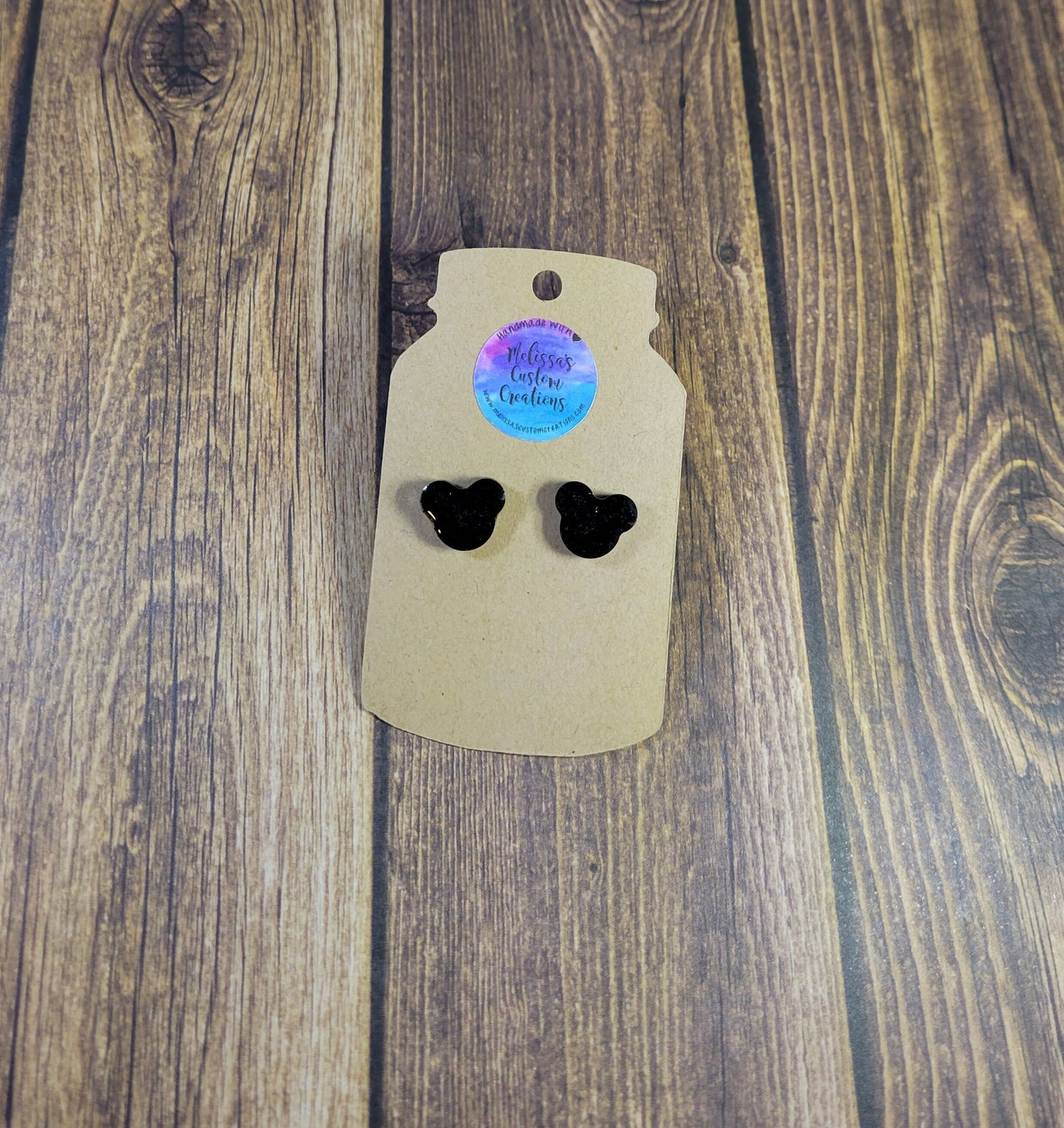 Mouse Head Stud Earrings (READY TO SHIP)