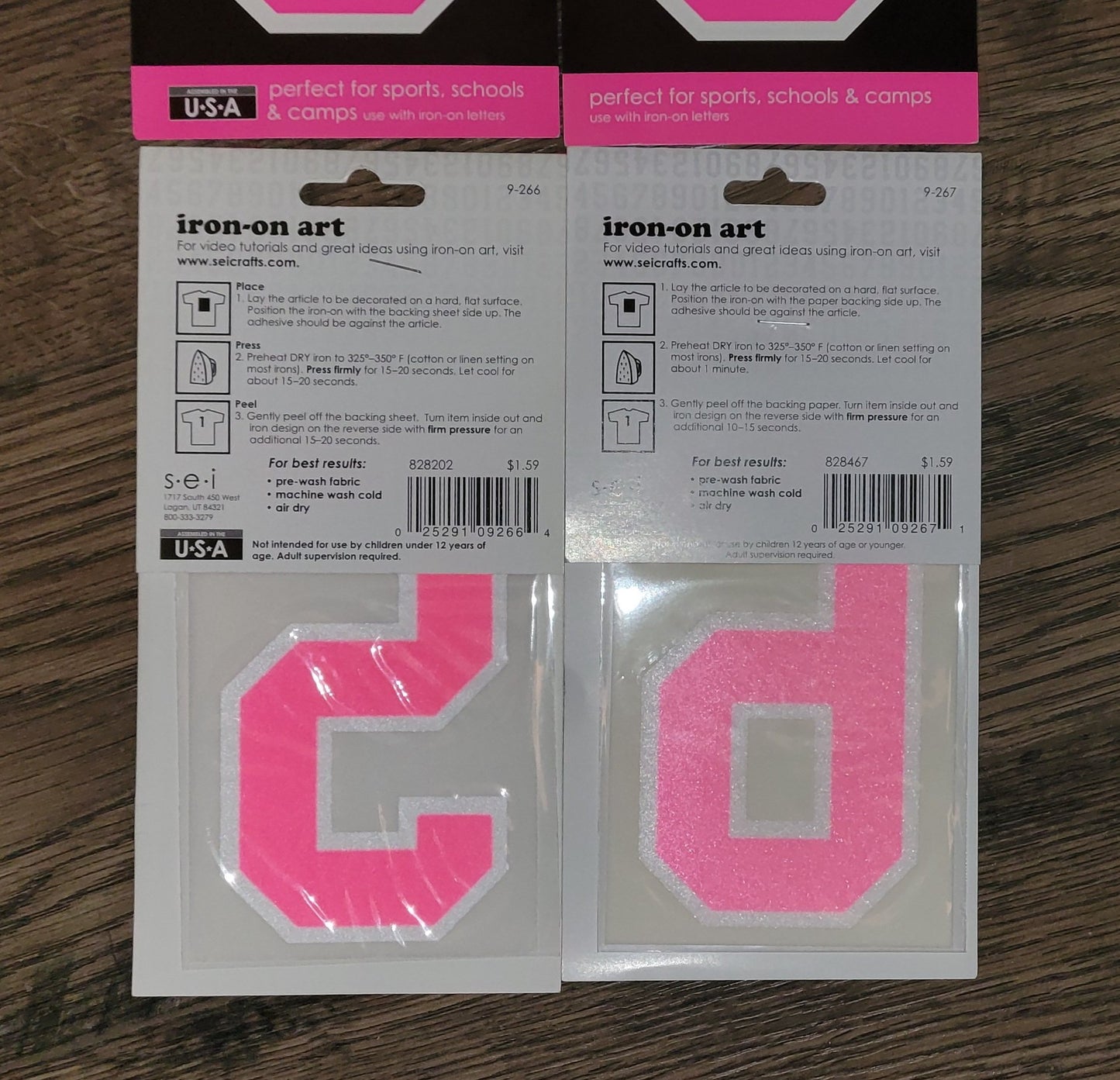 5" Number Flocked Iron-On Transfer (#5 or #6)