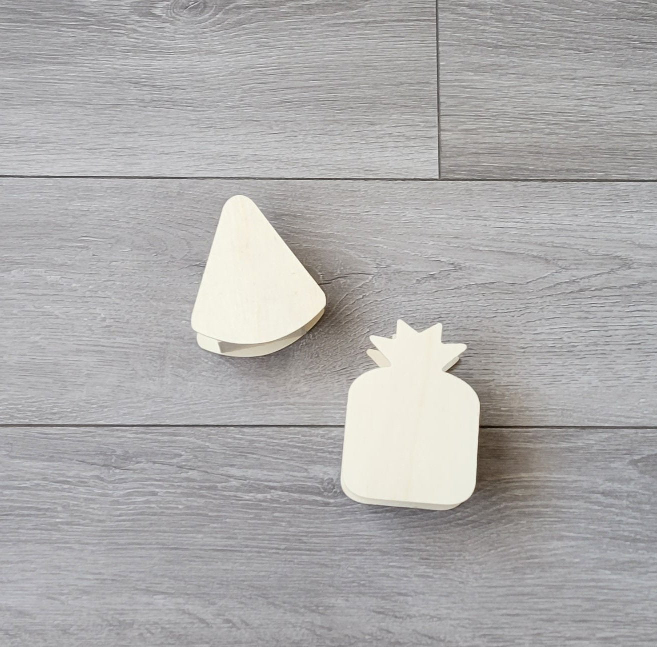 Watermelon or Pineapple Wood Decor