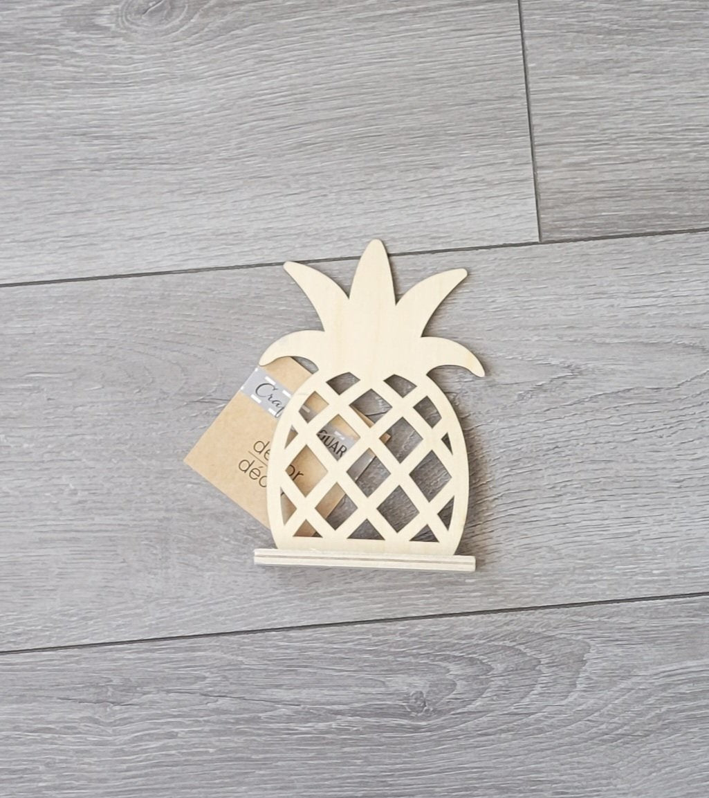 Pineapple Wood Decor