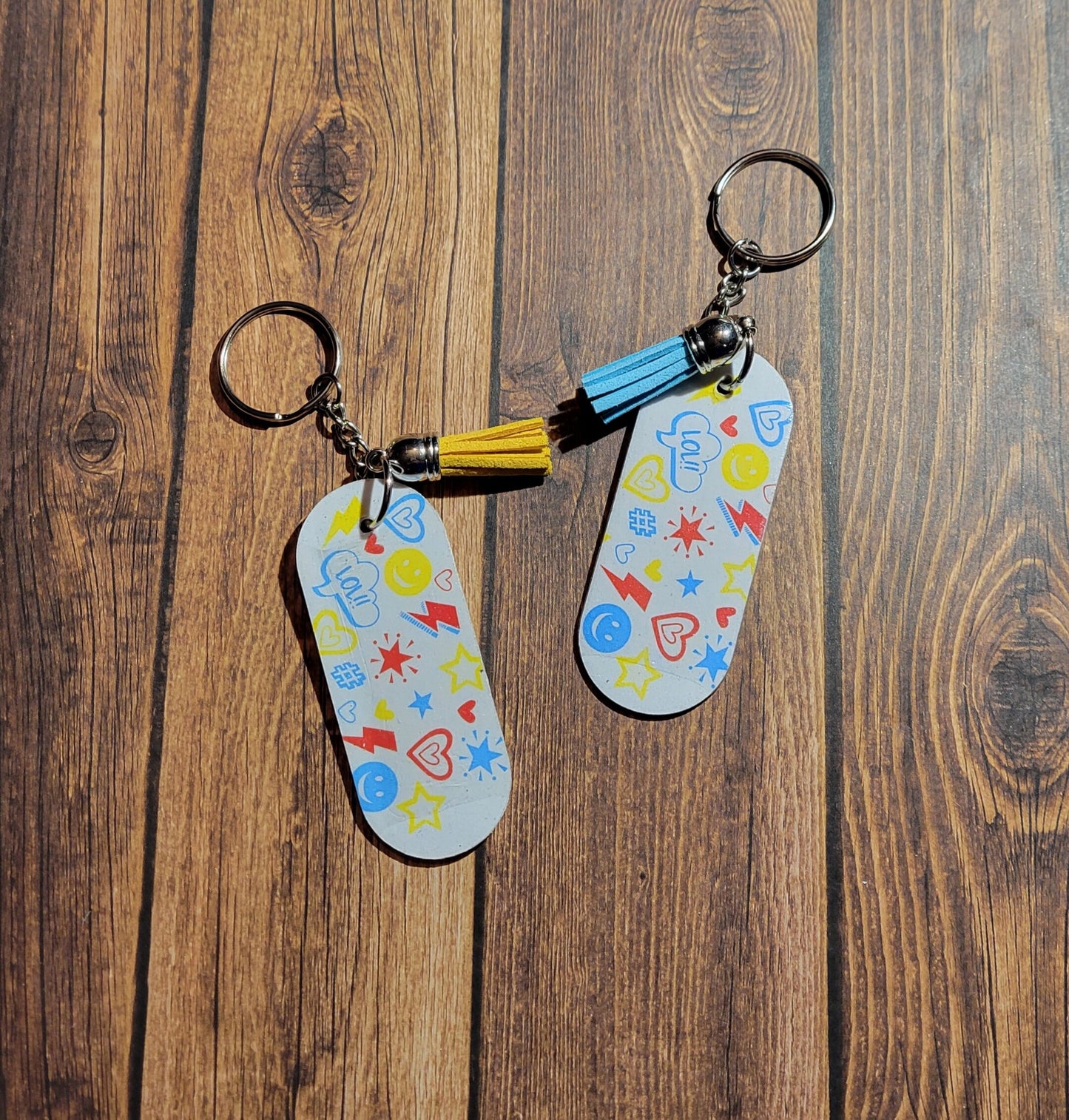 Color Street Nail File Keychain