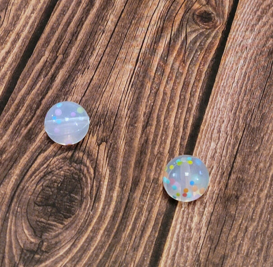 Confetti Silicone Bead
