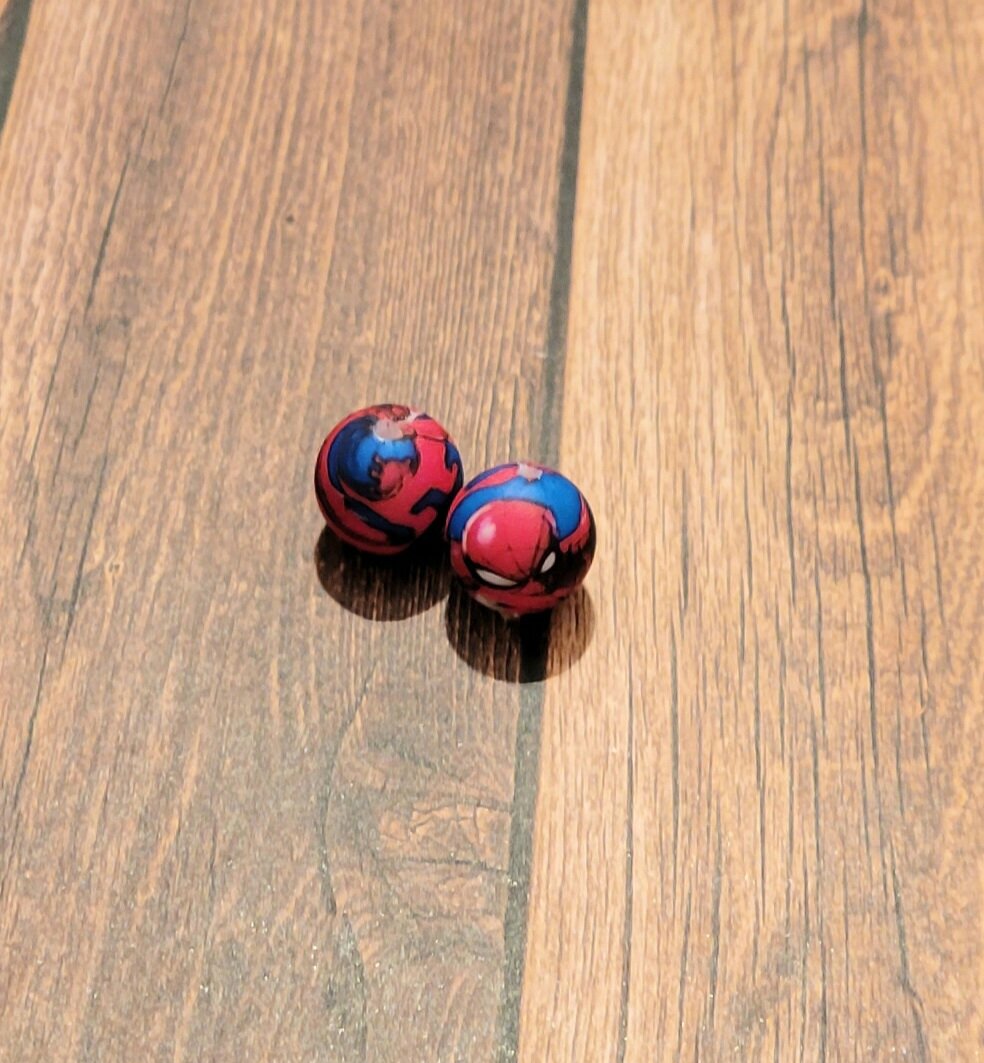 Spiderman Silicone Bead