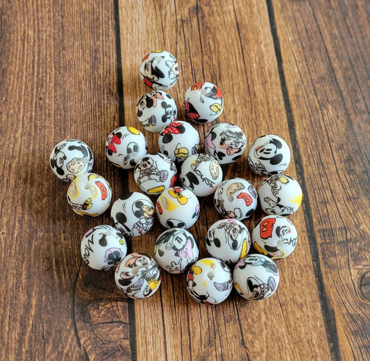 Mouse Silicone Bead