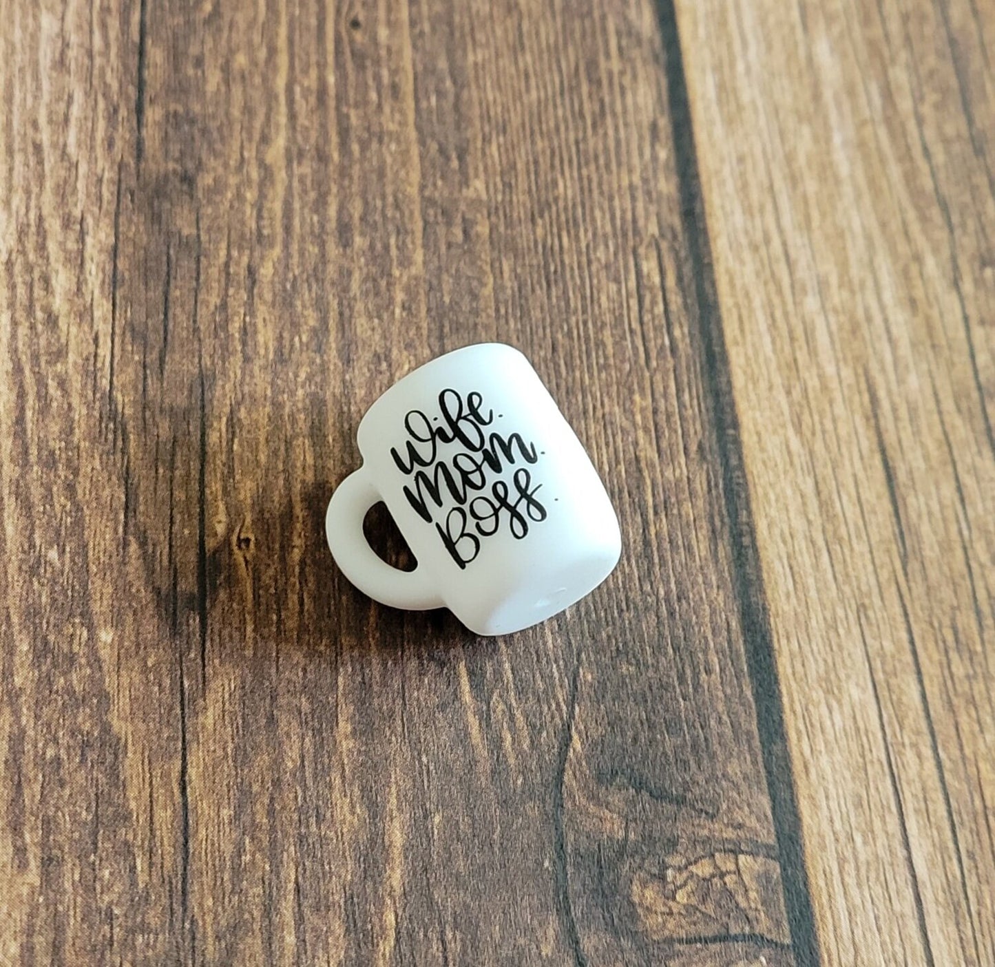 Wife, Mom, Boss Mug Focal Bead