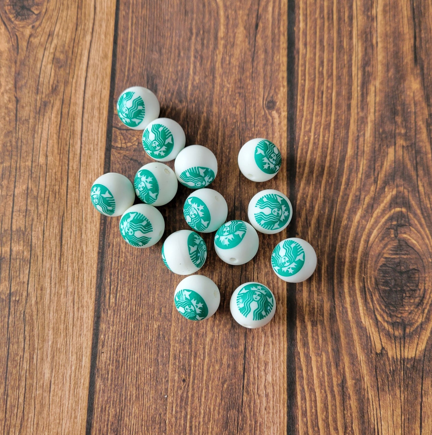 Coffee Silicone Bead