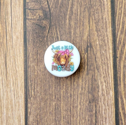 Just A Little Moody Focal Bead