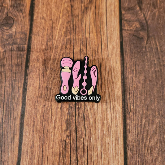 Good Vibes Only Focal Bead