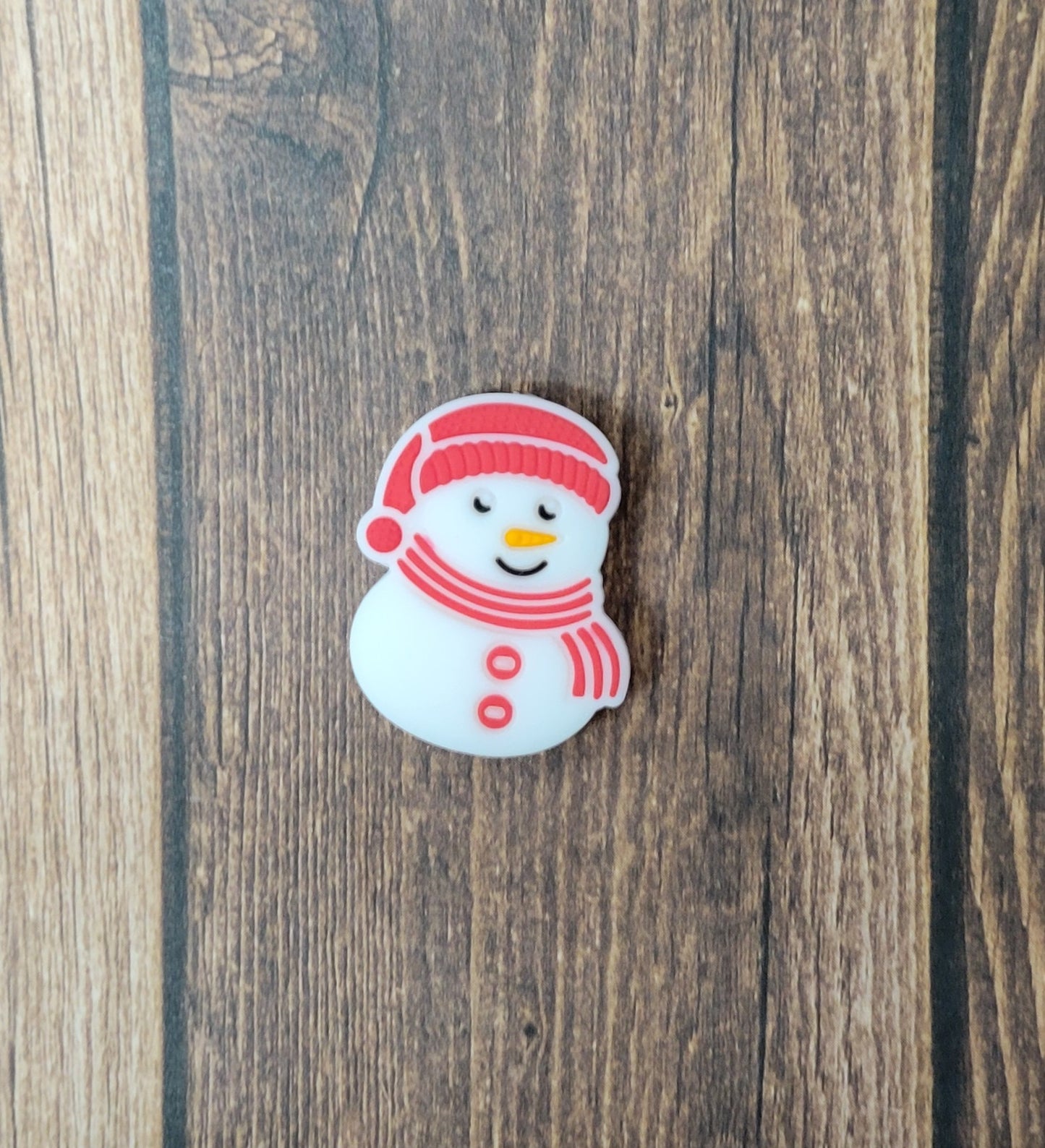 Snowman Focal Bead