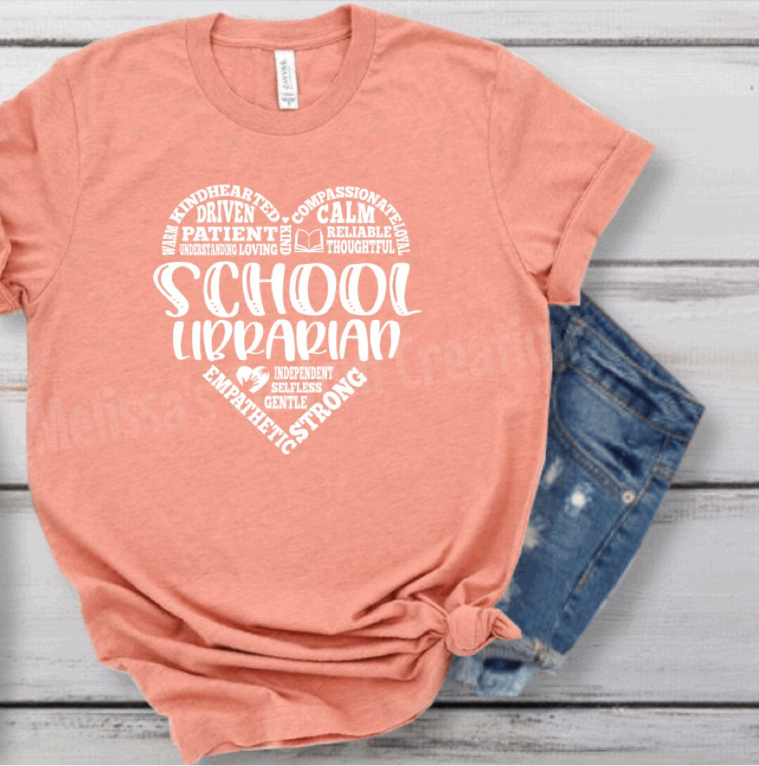 School Librarian T-Shirt