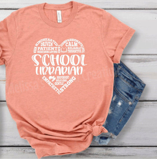 School Librarian T-Shirt