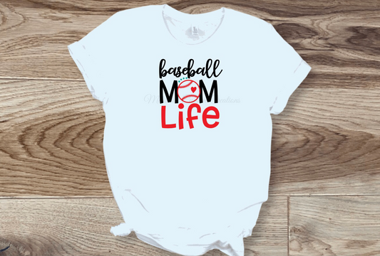 Baseball Mom Life T-Shirt