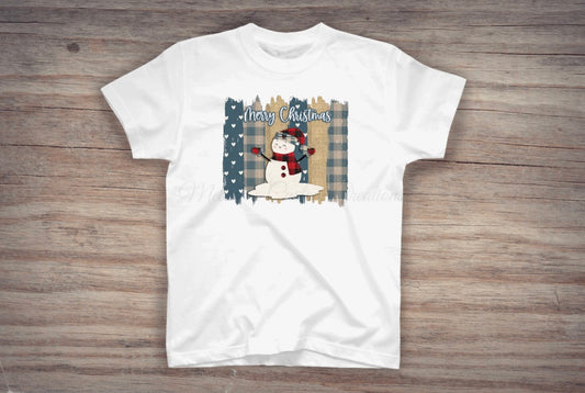 Merry Christmas Snowman T-Shirt