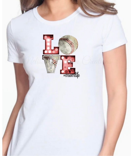 Baseball Mom Life T-Shirt
