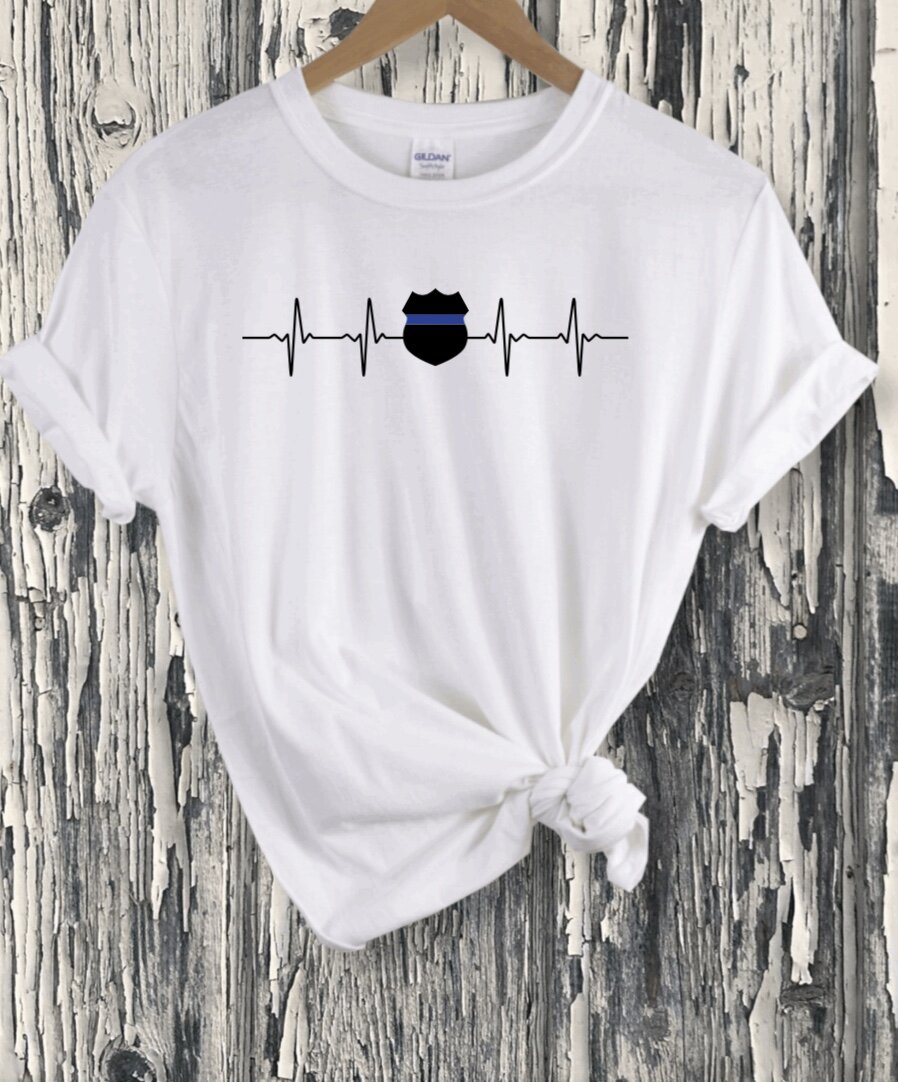 Police Heartbeat T-Shirt