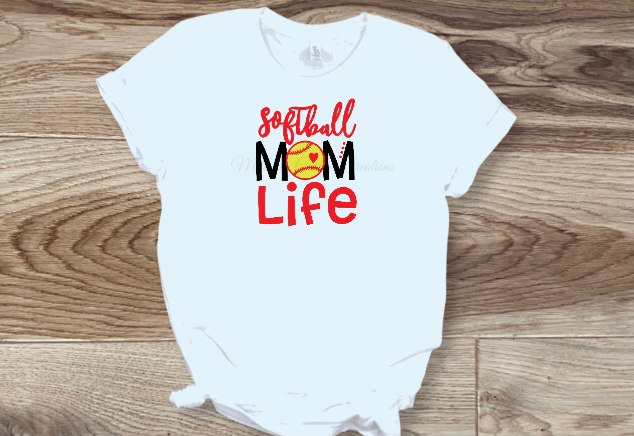 Softball Mom Life T-Shirt