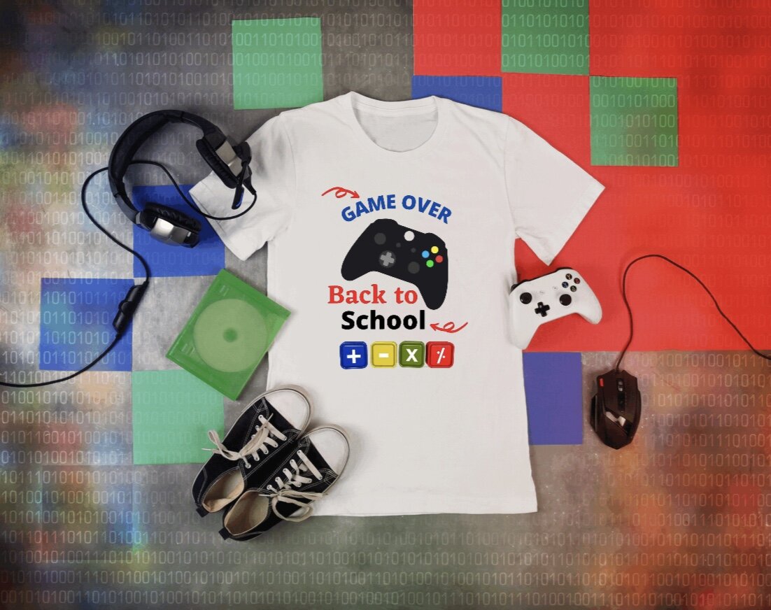 Game Over, Back to School T-Shirt