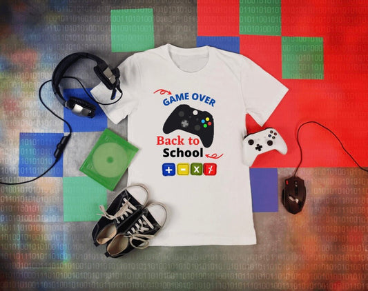 Game Over, Back to School T-Shirt