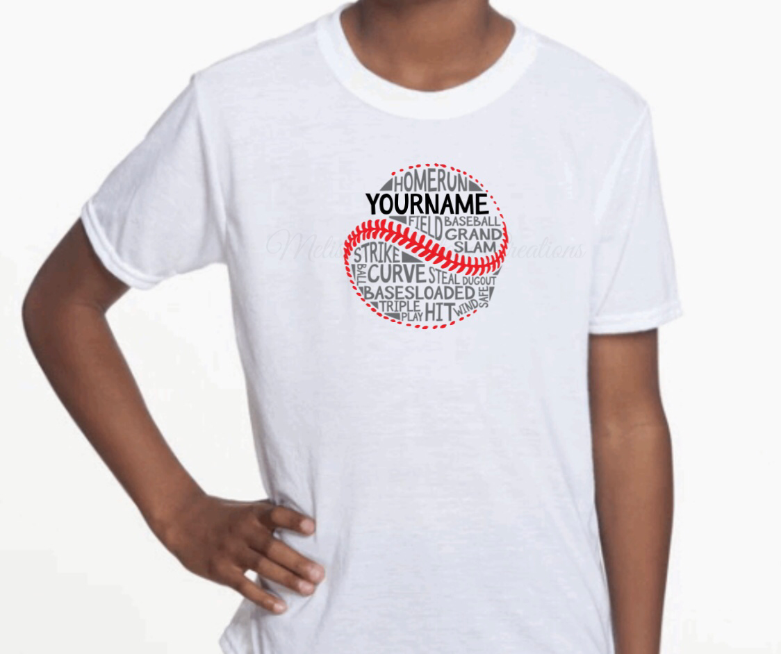 Personalized Baseball T-Shirt
