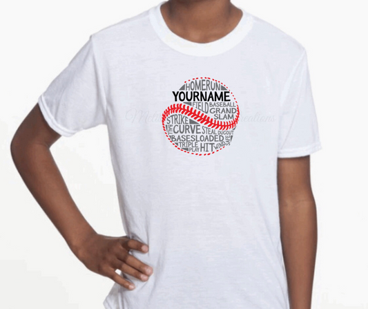 Personalized Baseball T-Shirt
