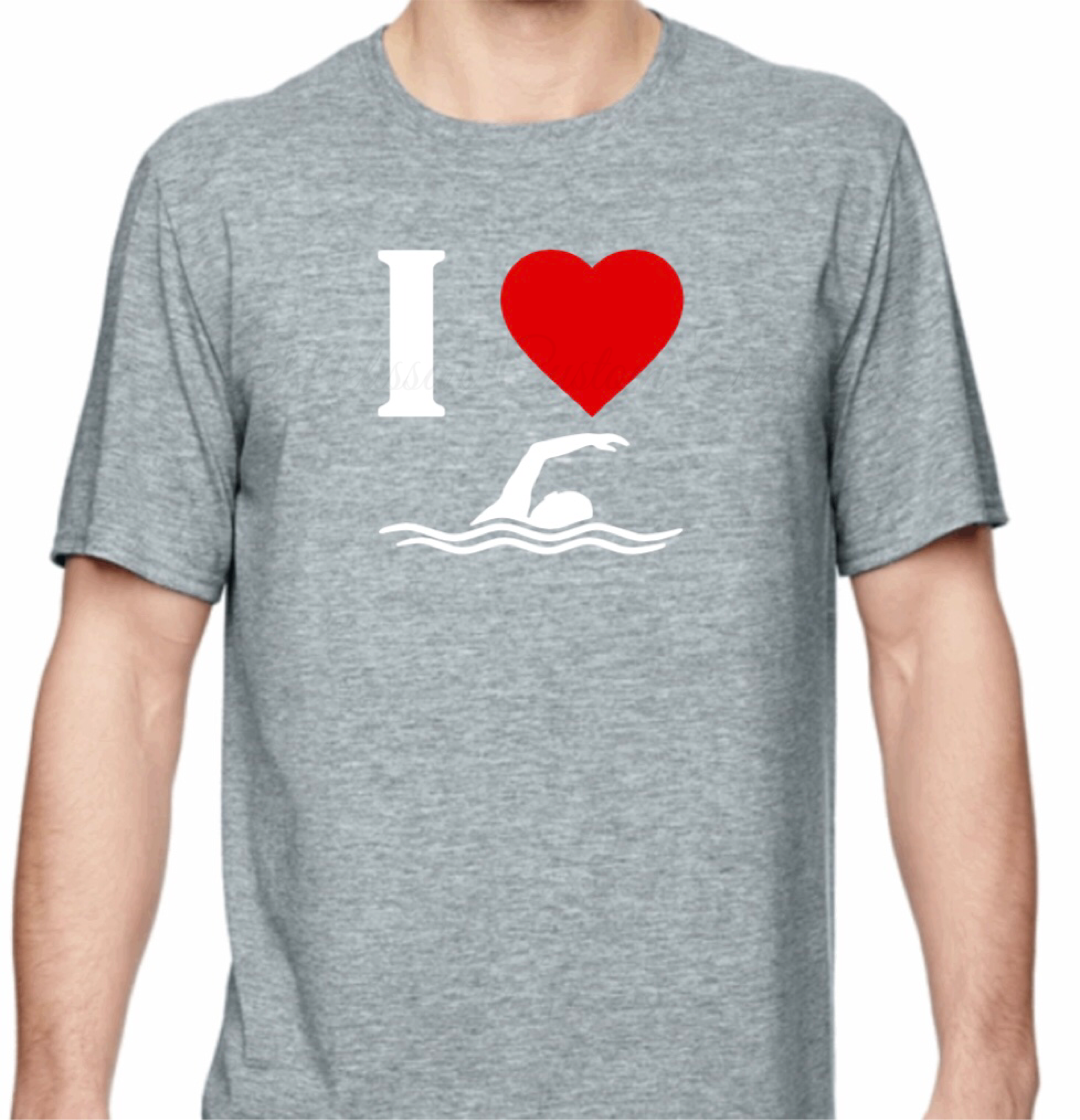 I Love Swimming T-Shirt
