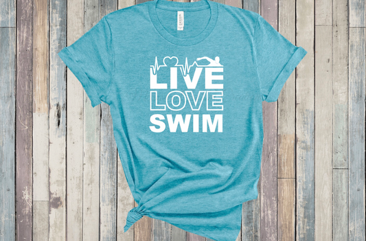 LIVE LOVE SWIM T-Shirt