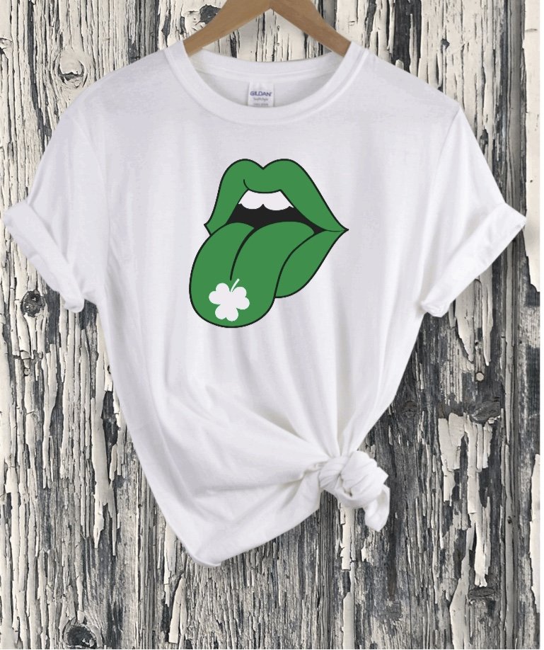 St. Patrick's Day Tongue T-Shirt