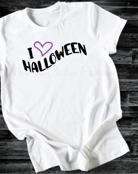 "I Love Halloween" T-Shirt