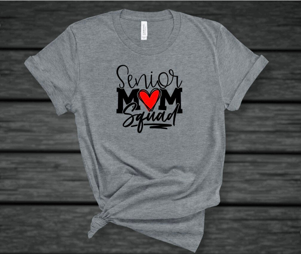 Senior Mom Squad T-Shirt