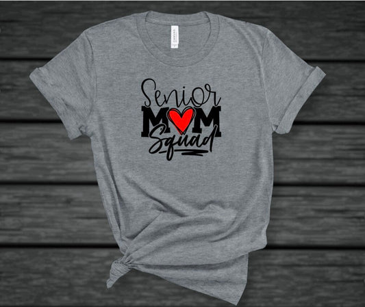 Senior Mom Squad T-Shirt
